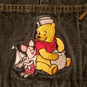 Winnie the poo and mcover all bibs coverall shorts